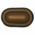 Homespice Decor Cocoa Bean Cotton Braided Rugs - Oval 400215